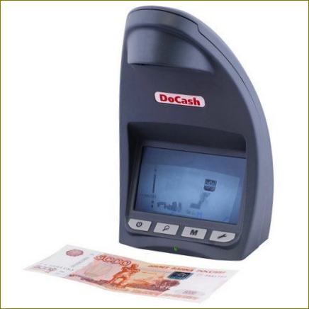 машина за проверка за фалшифициране на пари DoCash DVM Lite D
