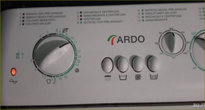 Вертикална перална машина Ardo