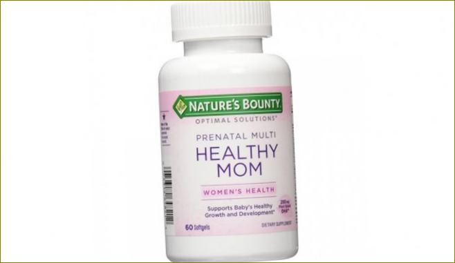 Nature's Bounty Prenatal Multi Healthy Mom - с мастни киселини
