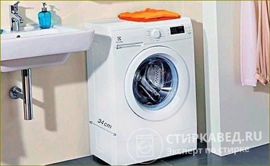 По-малките, по-компактни перални машини се разполагат по-лесно в по-малки пространства