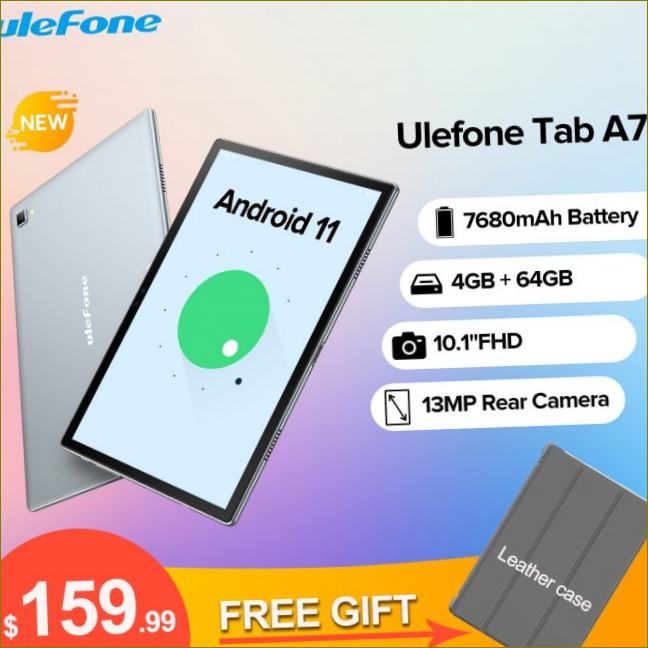 Ulefone Tab A7 Android 11 7680mAh Tablet 10.1