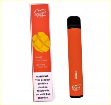 Puff Plus 2% Електронна цигара за еднократна употреба Mango