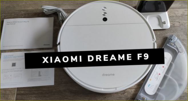 Пакетът робот прахосмукачка Xiaomi Dreame F9