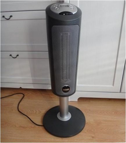 Подово стоящ керамичен нагревател с вентилатор