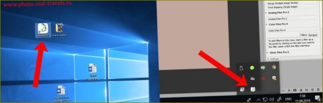 7. Кратък път на драйвера XP-PEN на работния плот в лентата на задачите на Windows