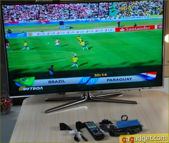 Видео преглед на Samsung UE40D7000 3D телевизор с пакет SmartTV