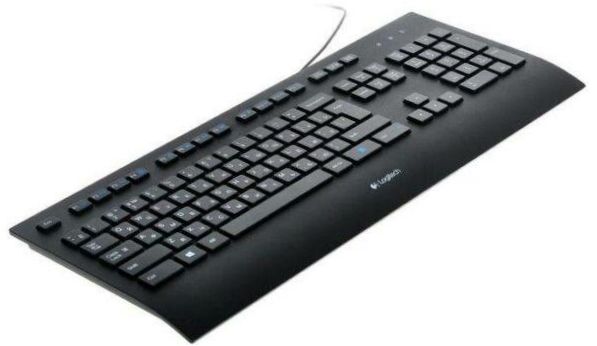 Клавиатура с кабел Logitech K280e Black USB