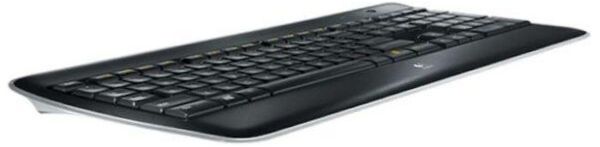 Безжична осветена клавиатура Logitech K800 Black USB