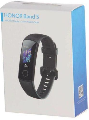 Смарт гривна HONOR Band 5 - мониторинг: ЕКГ, акселерометър, измерване на нивото на кислород в кръвта, мониторинг на калориите, мониторинг на съня, мониторинг на физическата активност, непрекъснато измерване на сърдечния ритъм