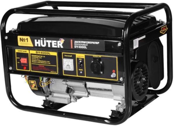Бензинов генератор Huter DY4000L, (3300 W) - максимална мощност: 3300 W