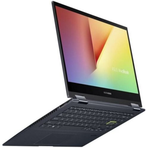 14" ASUS Vivobook Flip 14 TM420UA-EC161T Notebook (1920x1080, AMD Ryzen 5 2.1GHz, RAM 8GB, SSD 256GB, Win10 Home), 90NB0U21-M000L0, черен