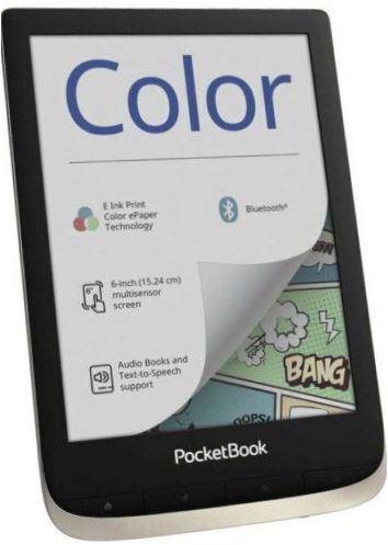 6" PocketBook 633 Color eBook - размер: 115x174x9 mm, тегло: 170g