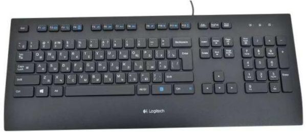 Клавиатура с кабел Logitech K280e Black USB