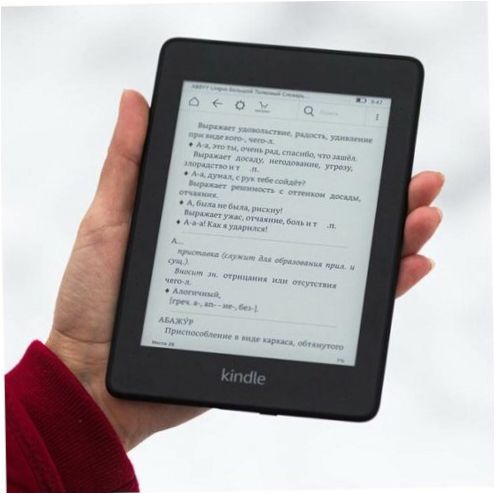 6" Amazon Kindle Paperwhite 2018 32Gb 32GB електронна книга - характеристики на дизайна: вградена подсветка