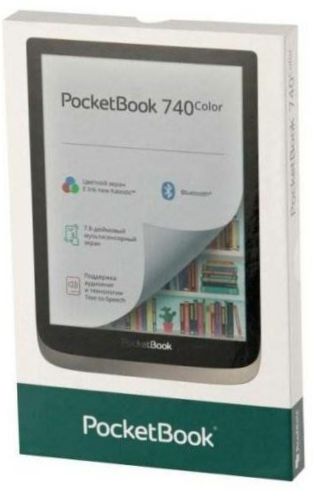 7.8" PocketBook 740 Color 16 GB eBook - размер: 115x174x9 mm, тегло: 180 g