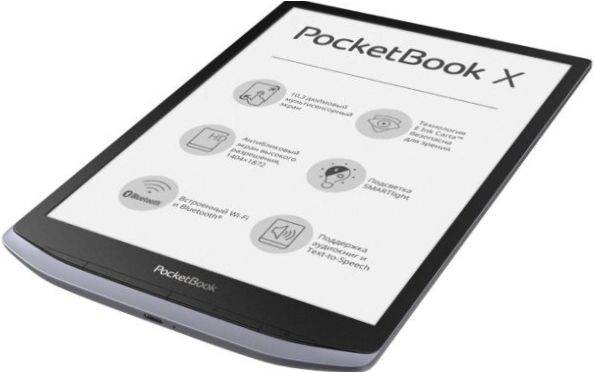 10,3" PocketBook X E-book - живот на батерията: 15000 стр