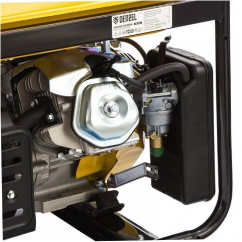 Бензинов алтернатор Denzel GE6900 (5500 W) - характеристики: волтметър, защита от претоварване