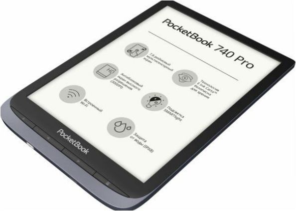 7.8" PocketBook 740 Pro / InkPad 3 Pro електронна книга - формати за книги и документи: CHM, DJVU, DOC, EPub, FB2, HTML, PDF, RTF, TXT