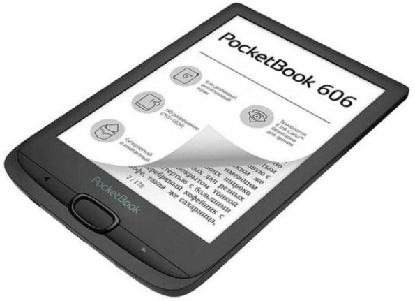6" PocketBook 606 8 GB електронна книга - живот на батерията: 8000 стр