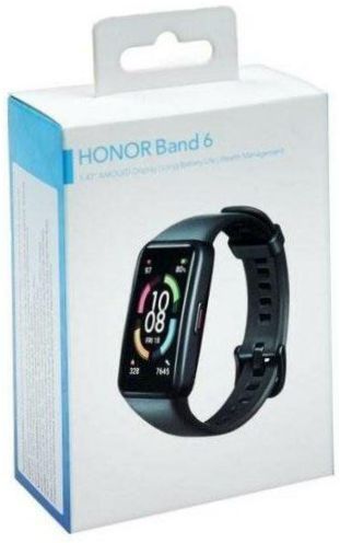 Смарт гривна HONOR Band 6 - материал на корпуса: пластмаса