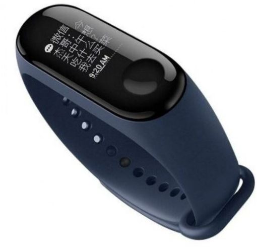 Смарт гривна Xiaomi Mi Band 3 - материал на корпуса: неръждаема стомана + пластмаса