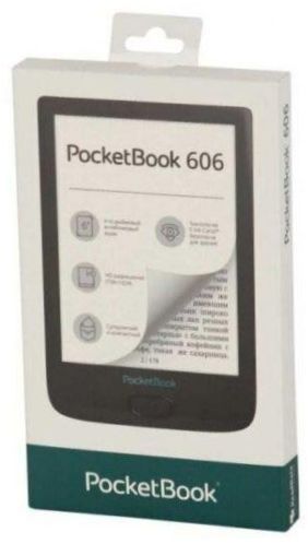 6" PocketBook 606 8GB eBook - размери: 108x161x8 mm, тегло: 145g